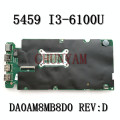 I3-6100U For Dell Vostro 5459 Laptop Motherboard DA0AM8MB8D0 CN-0GC4PN GC4PN Mainboard 100%tested