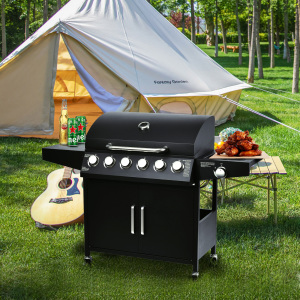 Stainless Steel Gas Grill Griddle Stove Outdoor Cooking