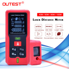 OUTEST Handheld laser mesure tape Laser Rangefinder Medidor Trena Laser Distance Meter Build Measure Device Ruler Test Tool
