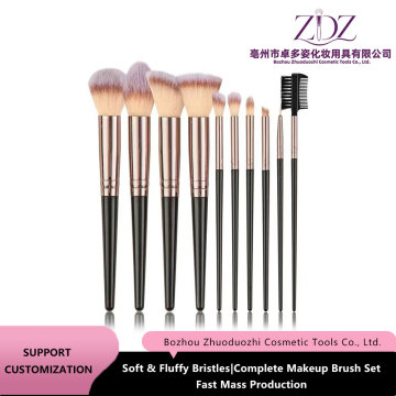Champagne Gold 10Pcs Brush Kit
