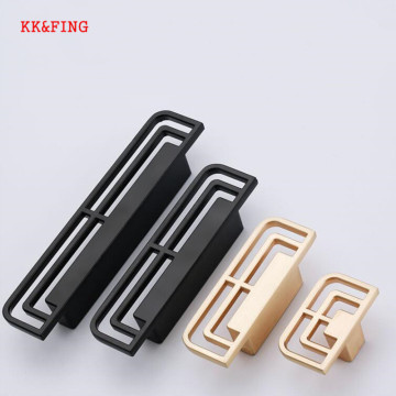 KK&FING Copper Brushed American Antique Cabinet Door Handles Drawer Knobs Home Improvement Furniture Handle Hardware Accessories