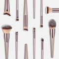 10pcs Makeup Brushes Wooden Foundation Cosmetic Eyebrow Eyeshadow Brush Makeup Brush Sets Tools Blending Brushes Makeup Kits