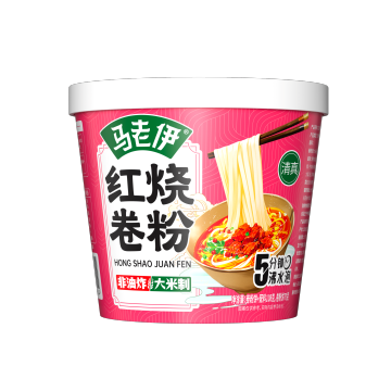 Halal Braised Rice Noodle Rolls Cup