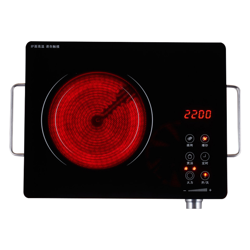 XEOLEO Electric Ceramic Cooker Radiation-free Induction cooker Household cooking stove suitfor any pot Touch screen panel 2000W