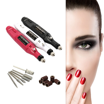 100V-240V Mini Electric Grinder Drill Tool Nail Gel Polish Removing Grinding Rotary Engraving Pen DIY Engraver Carve Tool Set