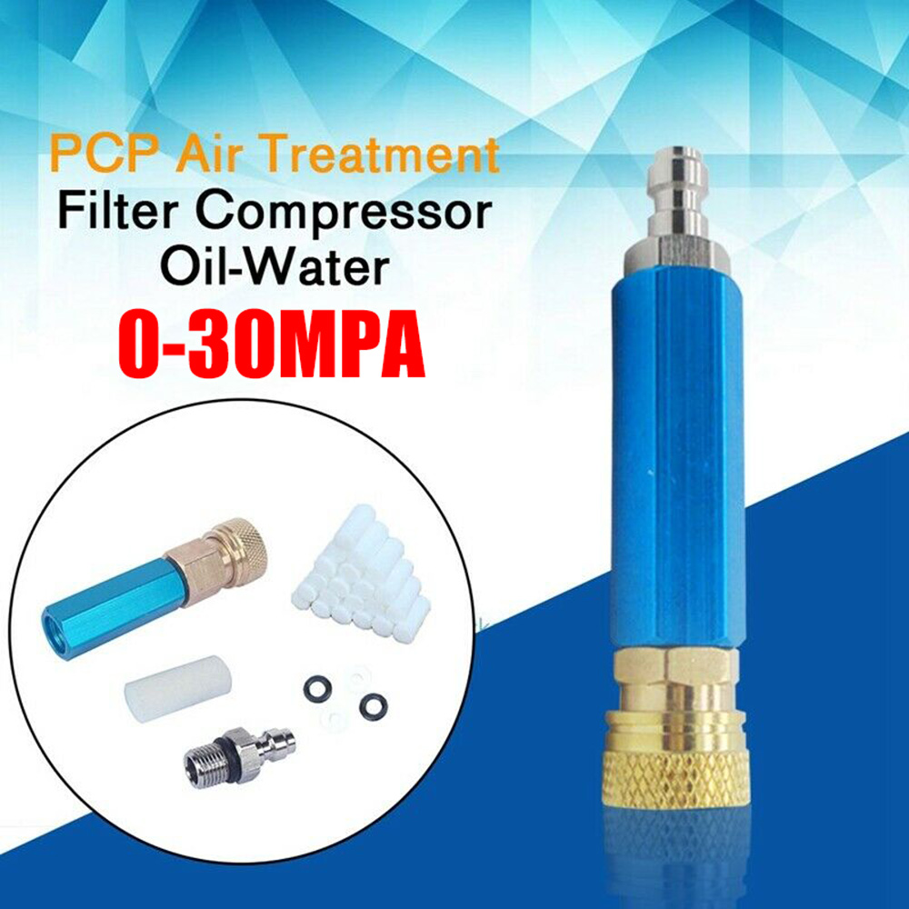 Set Of Aluminum High Pressure Oil-Water Separator PCP Air Treatment Filters Gasket Compressor 0-30mpa Tool Parts