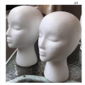 white Foam wig display prop Mannequin Wig Head Display Hat Cap Wig Holder Styrofoam Foam Head wig stand