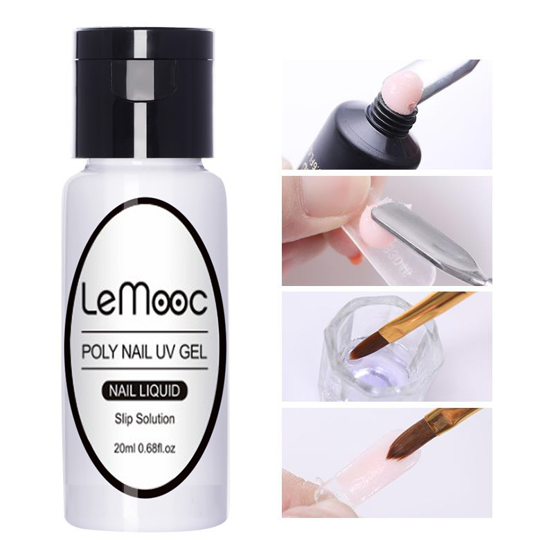 Lemooc UV Gel Kit 15ml Quick Building UV Gel Nail Polish For Nail Extensions Acrylic Gel Polish Nail Art Set