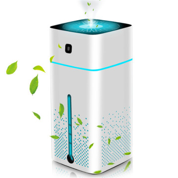 Household Air Purifier For Home Compact Desktop Air Purifiers Filtration with Night Light Air Cleaner USB Changing