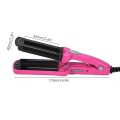 Portable Mini Styling Clip Small Three Tube Curling Iron Hair Straightener Mini Curly Hair Artifact Hairdressing Supplies