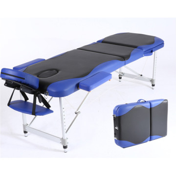 3 Fold Professional Portable Folding Massage Bed with Carring Bag Salon Furniture Bed Foldable Beauty Spa Massage Table Bed