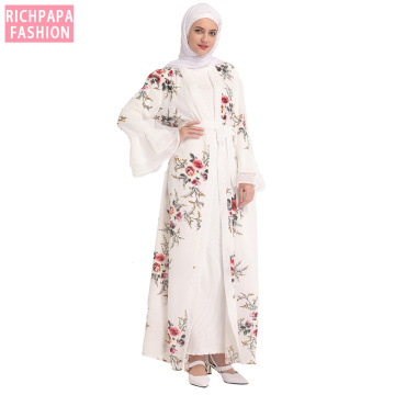 Chiffon Abaya Turkey Hijab Muslim Dress Kaftan Dubai Abayas For Women Qatar Ramadan Caftan Marocain Jilbab Robe Islamic Clothing