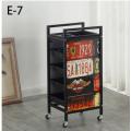 Hair stroller hair salon tool car barbershop beauty cart dyeing hot stroller roughing and reinforcing.