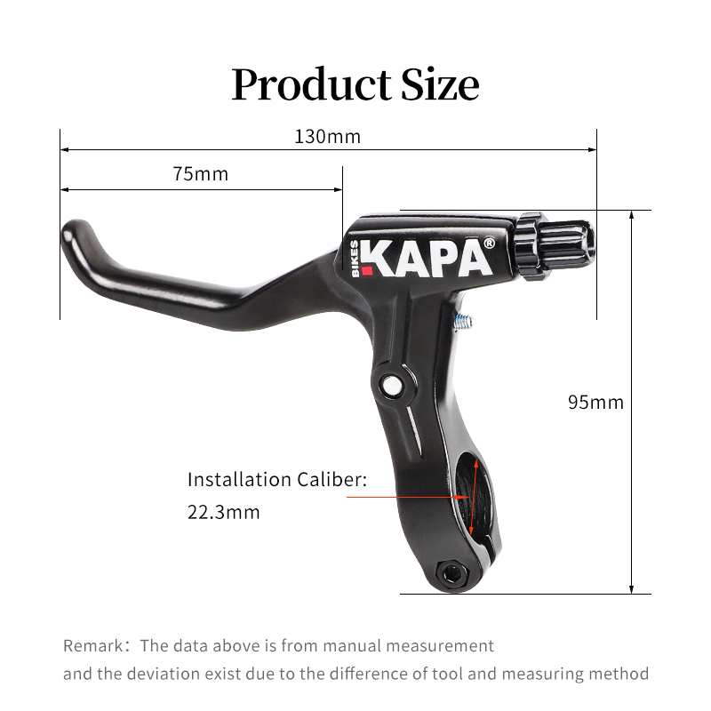 Taiwan PROMAX V Brake Shoes Set KAPA Brake Lever 22.2mm Handle Caliper Kit Titanium Aluminium Alloy Mountain Bike Parts Bicycle