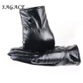 Sagace gloves men Women genuine leather winter Sensory tactical gloves wrist touch screen drive autumn Motorcycle Mittens Black