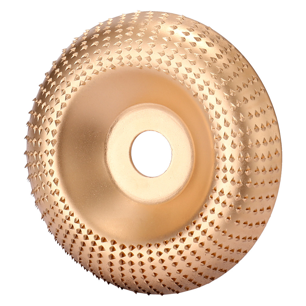 Drillpro 1pc 100mm Tungsten Carbide Wood Carving Disc Grinder Wheel Abrasive Disc Sanding Rotary Tool For 100 115 Angle Grinder