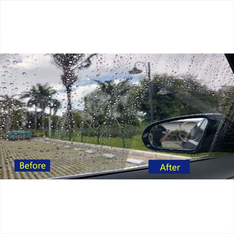 1 Pair Car Anti Water Mist Film Anti Fog Coating Rainproof Hydrophobic Rearview Mirror Protective Film