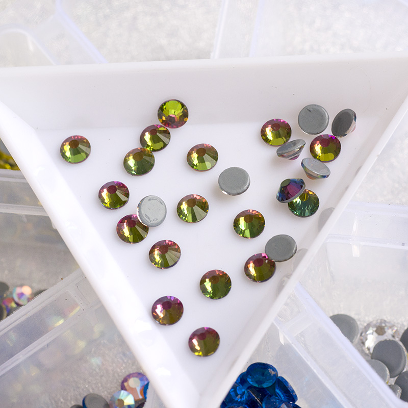 YANRUO 2058HF Vitrail Medium Strass Hot Fix Crystal Stones Flatback Glass All for Handiwork Crafts Rhinestones Adhesive
