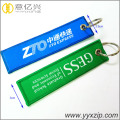 Cheap Embroidery Polyester Custom Fabric Key Rings