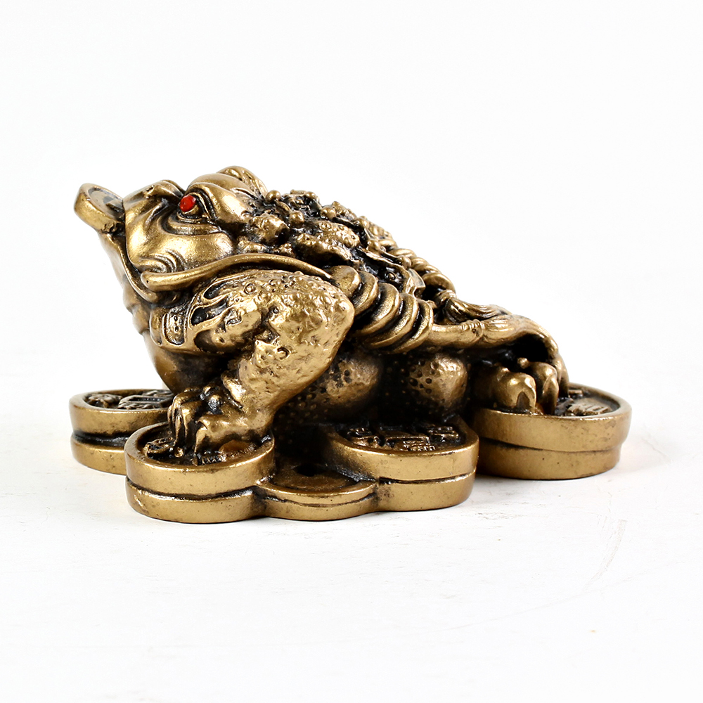 Frog toad feng shui money lucky wealth home decoration table decoration feng shui auspicious gift furnishings jinchan