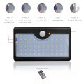 60 LED Solar Security Lights 5 Modes With Controller Motion Sensor Light Super Bright Waterproof IP65 Garden Wall Fence Light
