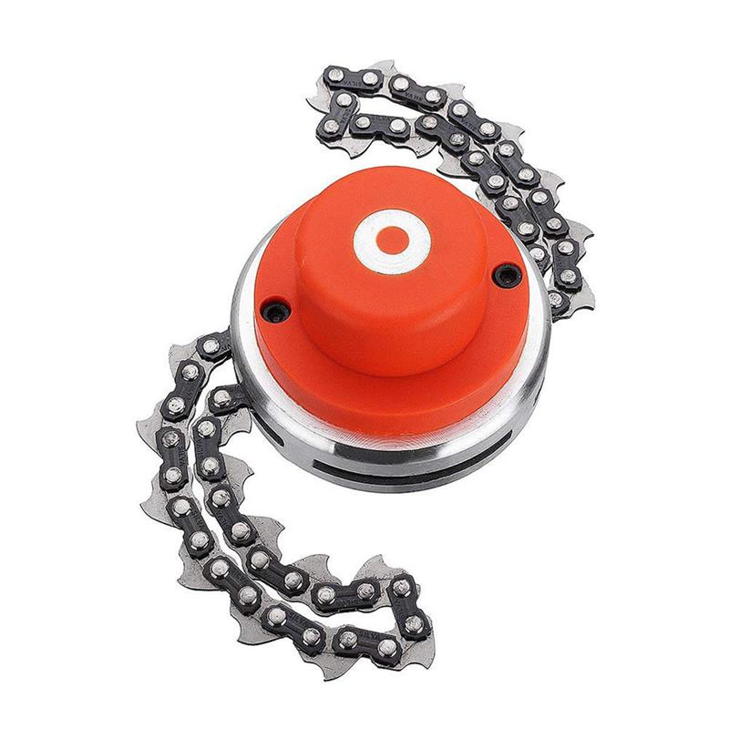 Lawn Mower Trimmer Head Chain Brushcutter for Garden Grass Brush Cutter Tools Parts Gardening Tools Trimmer Head Chain