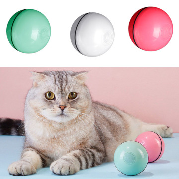 Automatic Cat Toy Ball Rolling Led Flashing Ball Cat Interactive Toys Electric Cat Toy USB Rechargeable Pet Product