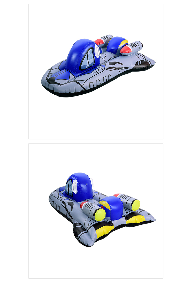 Sled Toys Durable Toboggan Inflatable Spaceship Snow Sleds 9