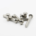 10pcs M6 solid Flat head rivet Tap type Flats cap Rivets GB109 304 stainless steel 22mm-40mm Length