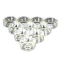 100 Pcs Plastic Scented Candle Cup Candle Holder Clear Candle Cup Decorative For Temple Wedding Candlestick Supplies
