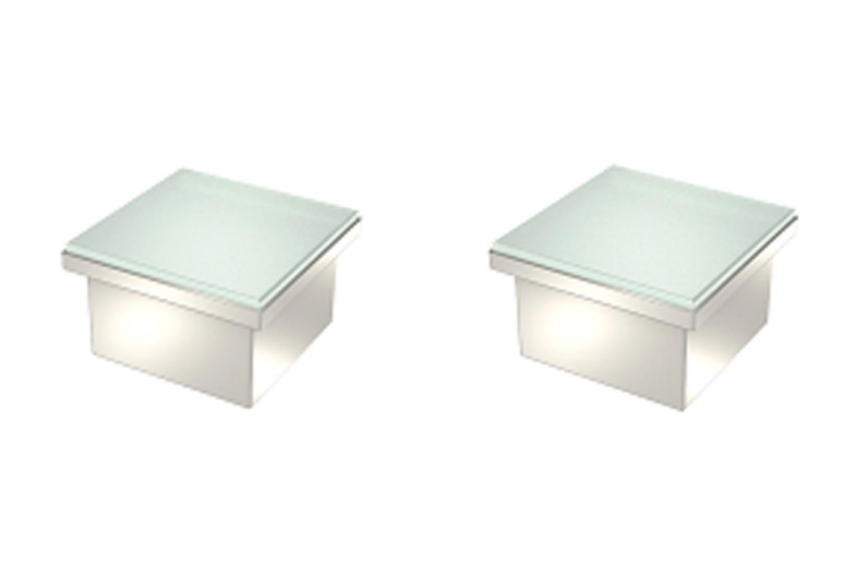 Outdoor LED underground lights in squares
