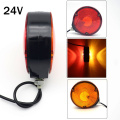 24V Car Bulb Side Marker Light Double Face Red and White signal Lamp Warning for Automobiles Truck Trailer Lorry Car