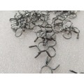 Custom 200pcs 8mm Motorcycle Scooter ATV Fuel Line Hose Tubing Spring Clips Clamps Motorcycle accesspries free shipping
