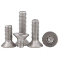 10pcs M2 304 flat head screw countersunk heads Hexagon bolt stainless steel flats cup screws 15mm-40mm Length