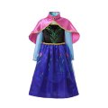 Snow Queen Anna Elsa 2 Dress for Girls Halloween Carnival Cosplay Costume Long Dresses Kids Princess Clothes Fantasy Girls Dress