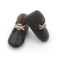 Black Genuine Leather Winter Shoes