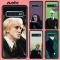 Draco Malfoy clear Phone Case Acrylic Plexiglass TPU For Samsung Galaxy S8 S9 S10 s10e S20 PLUS ULTRA S6edge