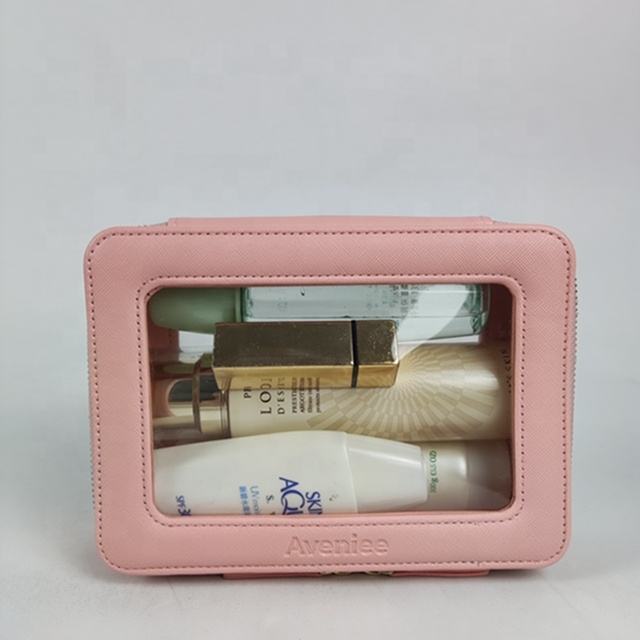 clear personalised makeup bag