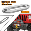 New 12000 lbs Winch Rope Guide Silver Hawse Aluminum Fairlead For Off Road 4WD