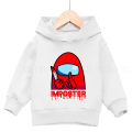 Among us, boys autumn sweatshirts 3-14 years old girls' top anime and game print clothing kids casual dinner sweaters