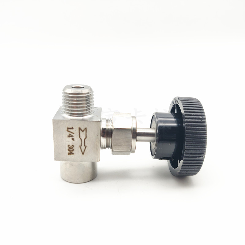 needle valve Adjustable 1/4" 3/8"1/2" male to female thread stainless steel 304 Flow Control shut off crane