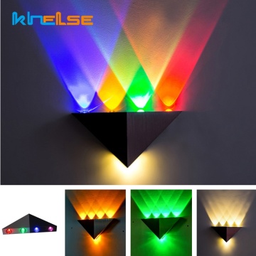 3W 5W Modern Triangle LED Wall Lamps Indoor Aluminum Bedroom Sconces Bathroom Aisle Bar Home Decor Wall Lights Fixture Luminaire