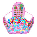 Playhouse Foldable Children Kid Ocean Ball Pit Pool Game Play Tent Ball Hoop In/Outdoor Play Hut Pool Play Tent House tents Gi