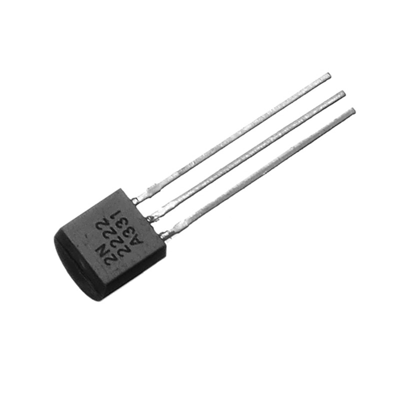 50Pcs TO-92 30V 0.6A 2N2222A Triode Transistor NPN 2N2222 Switch Transistors Electronic Components & Supplies