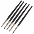 5pcs 15cm Pottery Clay Sculpture Carving Tools Silica Gel Pen Painting Nail Brush Set Different Shapes Art Craft Supplies