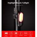 LED USB Rechargeable Bicycle Light Warning Light Bike Lights Tail Light COB Highlight Cycling Light Night Riding Helmet Light