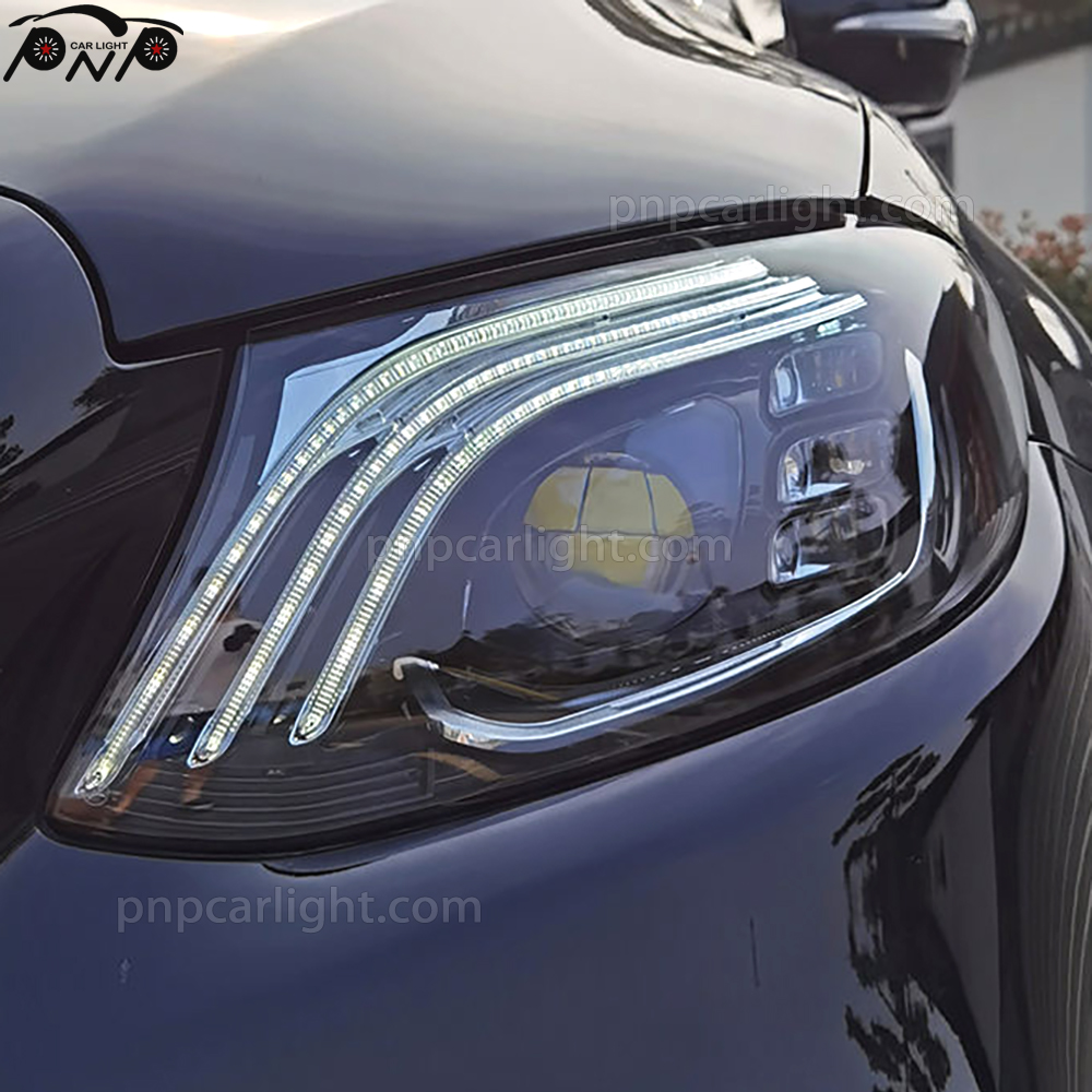 Upgrade LED headlight for Mercedes-Benz E-class W213 to W222 Maybach style