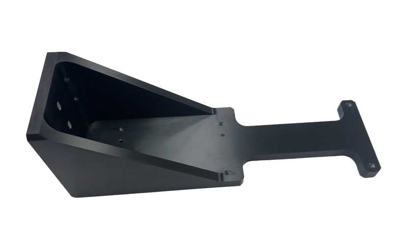 CNC machining of black alumina accessories