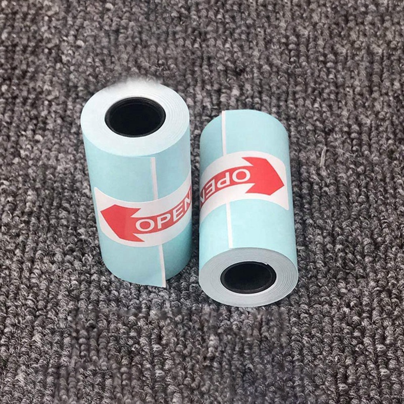 9 Rolls Printing Sticker Paper Photo Paper for Mini Pocket Photo Printer Paperang P1 P2 Bill Receipt Papers