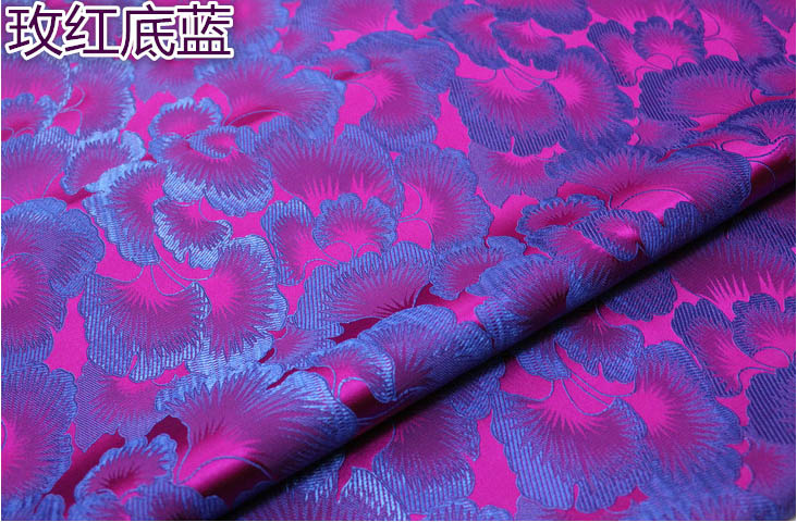 High quality Petal style brocade damask fabric for coat curtain table cloth sofa cushion upholstery patchwork DIY cloth